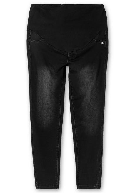Sheego Umstands-Treggings Mit Überbauchbund - Black Denim Sheego