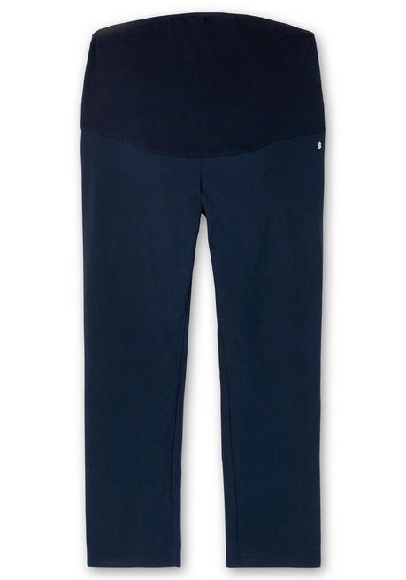 Sheego Umstandshose Aus Bengalin, In Schmaler Beinform - Nachtblau Sheego