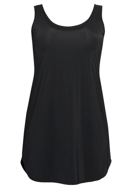 Sheego Unterkleid Mit Gerundetem Saum, Elastische Qualität - Schwarz Sheego
