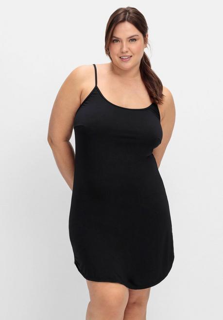 sheego Unterkleid mit verstellbaren Trägern - schwarz sheego