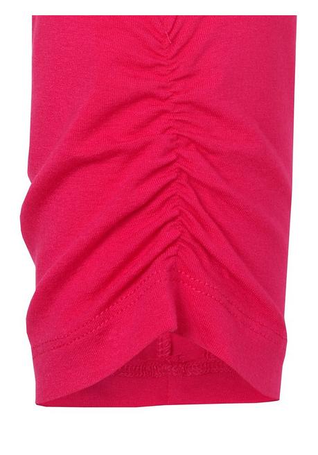 VIA APPIA DUE Verschlusslose Jacke Mit Gerafften 3/4-Ärmeln - Beere Sheego