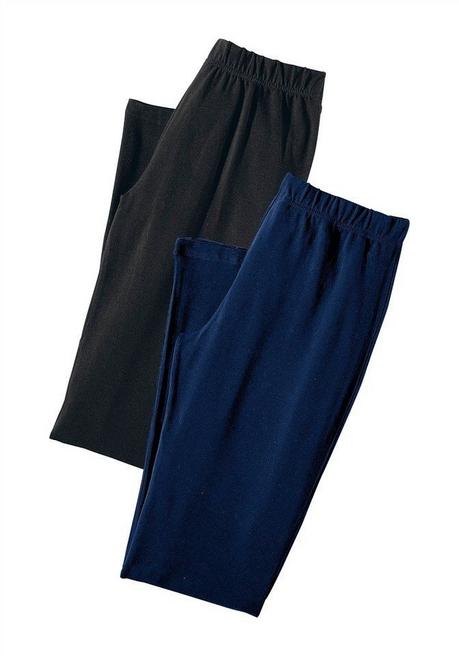 Vivance Active Caprihose - Schwarz+marine Sheego