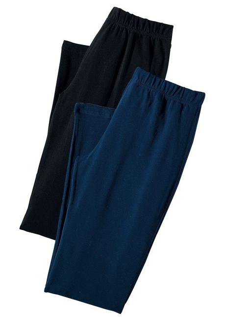Vivance Active Jazzpants - Schwarz+marine Sheego