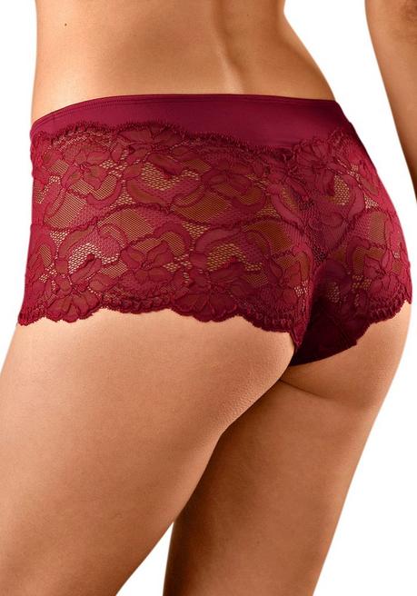 VIVANCE Panty - Bordeaux+schwarz Sheego