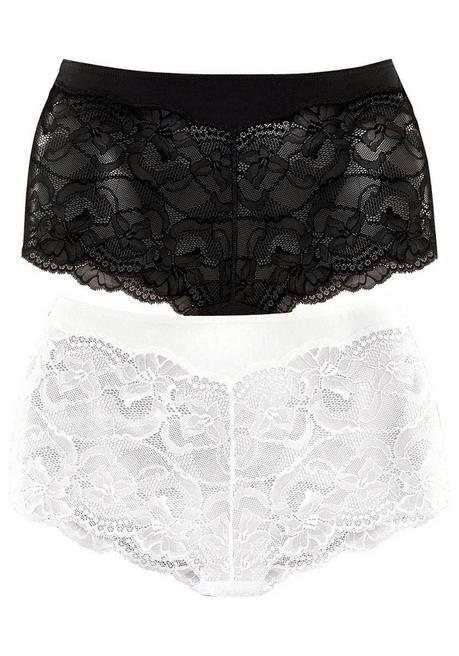 VIVANCE Panty - Weiß+schwarz Sheego