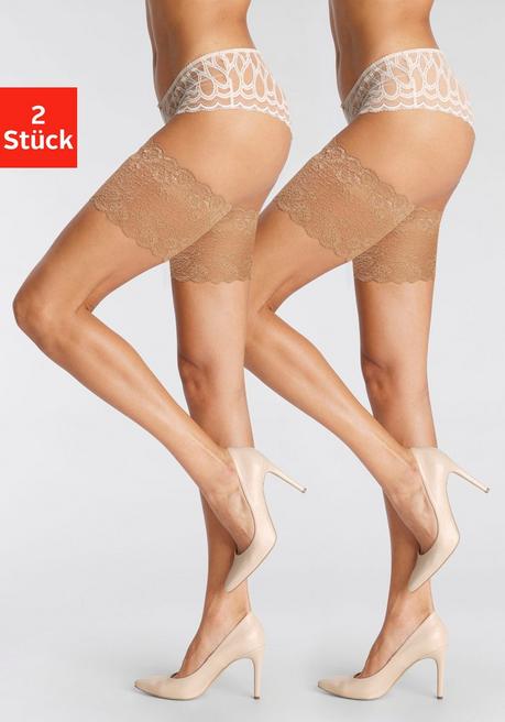 VIVANCE Strumpfband - hautfarben sheego