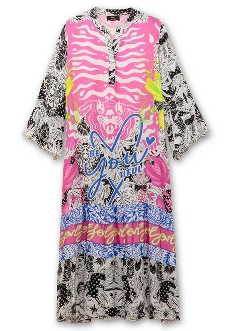 Sheego Loves Miss Goodlife Volantkleid Im Multicolor-Mustermix - Pink Gemustert Sheego