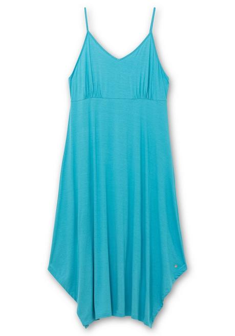 Sheego Wadenlanges Jerseykleid In Zipfeloptik - Meeresfarben Sheego