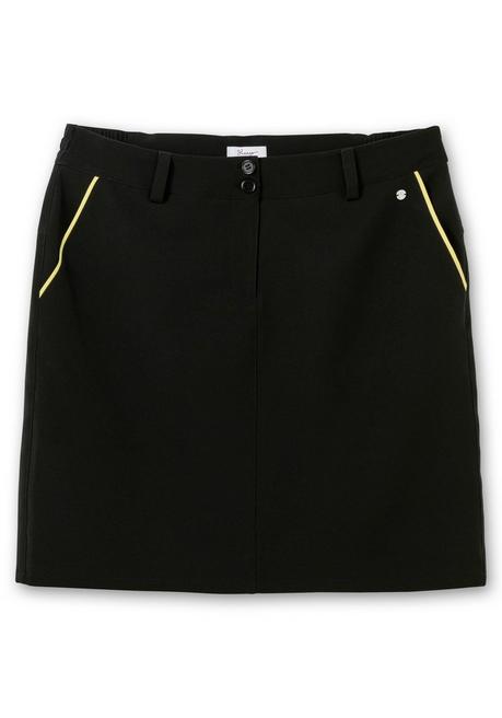 Sheego Wanderrock Mit Innenliegenden Shorts - Schwarz Sheego