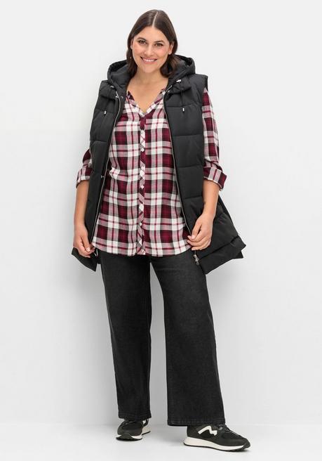 Sheego Weite High-Waist-Jeans Im Curvy-Schnitt ANNE - Black Denim Sheego