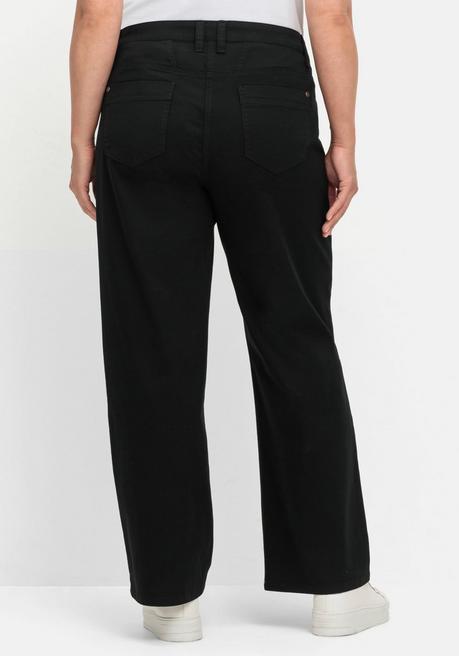 Sheego Weite Hose Im Curvy-Schnitt ELLA - Schwarz Sheego