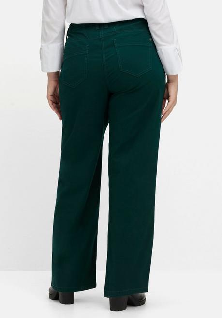 Sheego Weite Hose Im Curvy-Schnitt ELLA - Tiefgrün Sheego