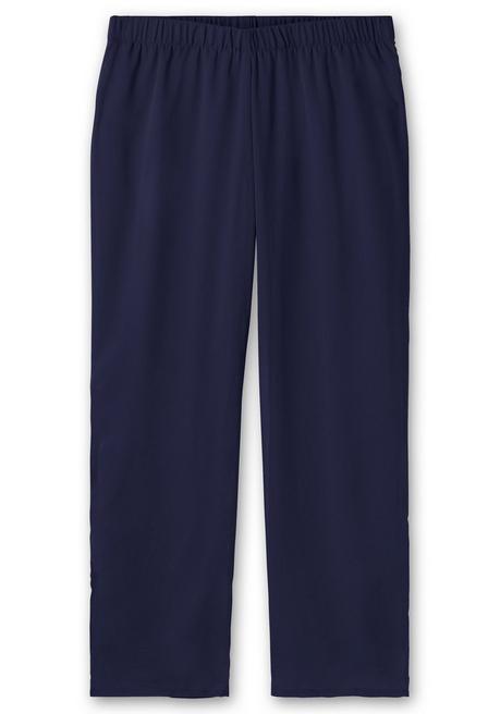 Sheego Weite Hose Mit Elastischem Bund Und Innenfutter - Marine Sheego