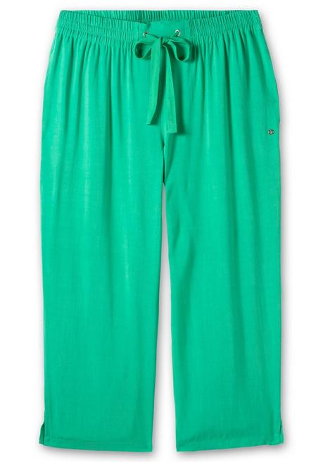 Sheego Weite Hose Mit Schlupfbund, Knöchelfrei - Blattgrün Sheego
