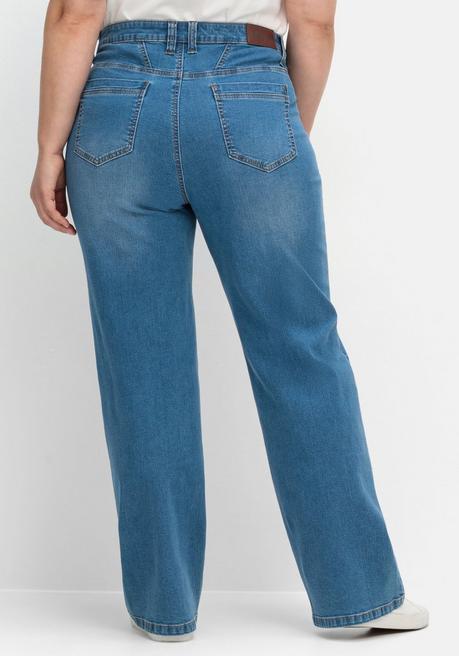 Sheego Weite Jeans In Curvy-Schnitt ELLA - Blue Denim Sheego