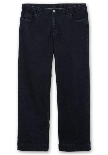 Sheego Weite Jeans In Five-Pocket-Form - Dark Blue Denim Sheego