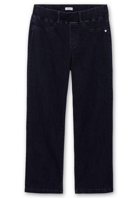 Sheego Weite Jeans Mit Schlupfbund Im Curvy-Schnitt ELLA - Dark Blue Denim Sheego