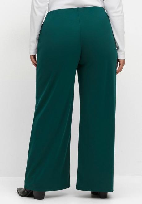 Sheego Weite Jerseyhose Mit Schlupfbund - Petrol Sheego