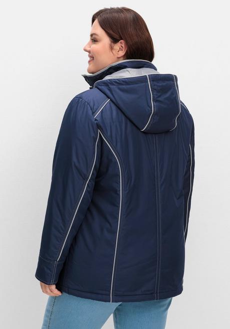 Sheego Wind- Und Wasserabweisende Funktionsjacke - Marine Sheego