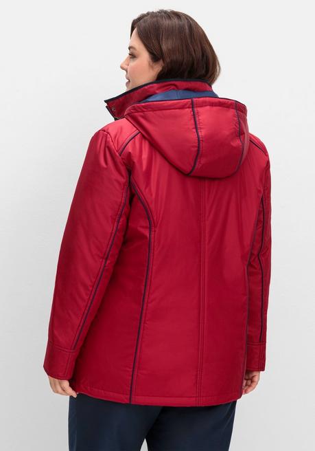 Sheego Wind- Und Wasserabweisende Funktionsjacke - Rot Sheego