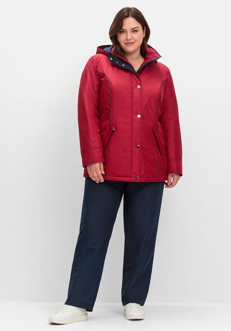 Sheego Wind- Und Wasserabweisende Funktionsjacke - Rot Sheego