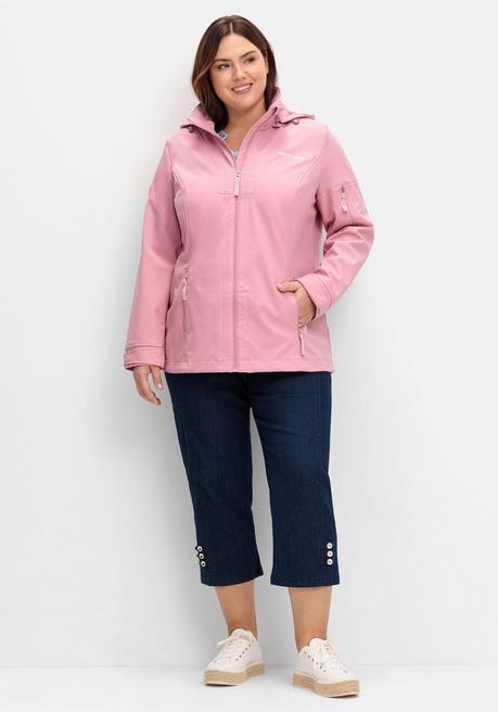 Sheego X Collection L. Wind- Und Wasserabweisende Softshelljacke - Altrosa Sheego