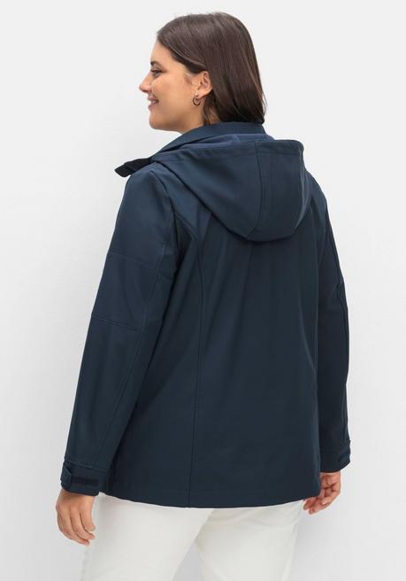 Sheego X Collection L. Wind- Und Wasserabweisende Softshelljacke - Marine Sheego