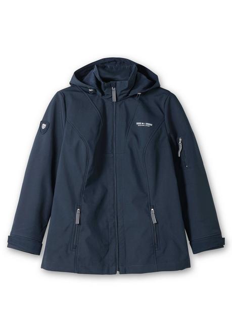 Sheego X Collection L. Wind- Und Wasserabweisende Softshelljacke - Marine Sheego