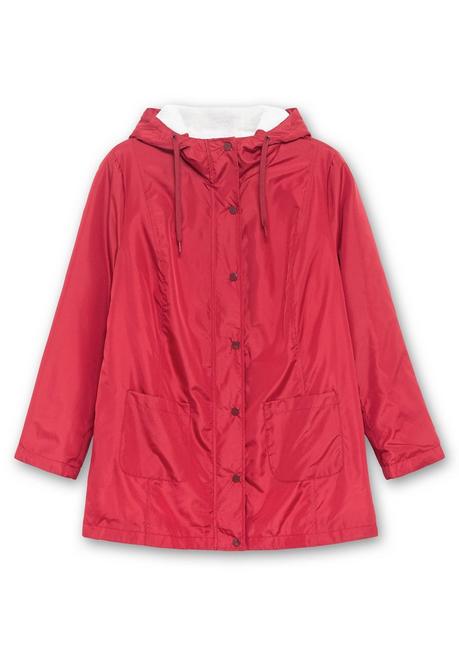 Sheego Windjacke Mit Futter Aus Teddyfleece - Beere Sheego