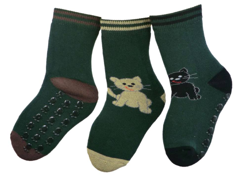 Shimasocks ABS Antirutschsocken für Babys & Kinder - Socken Für jungen & Mädchen - Kätzchen