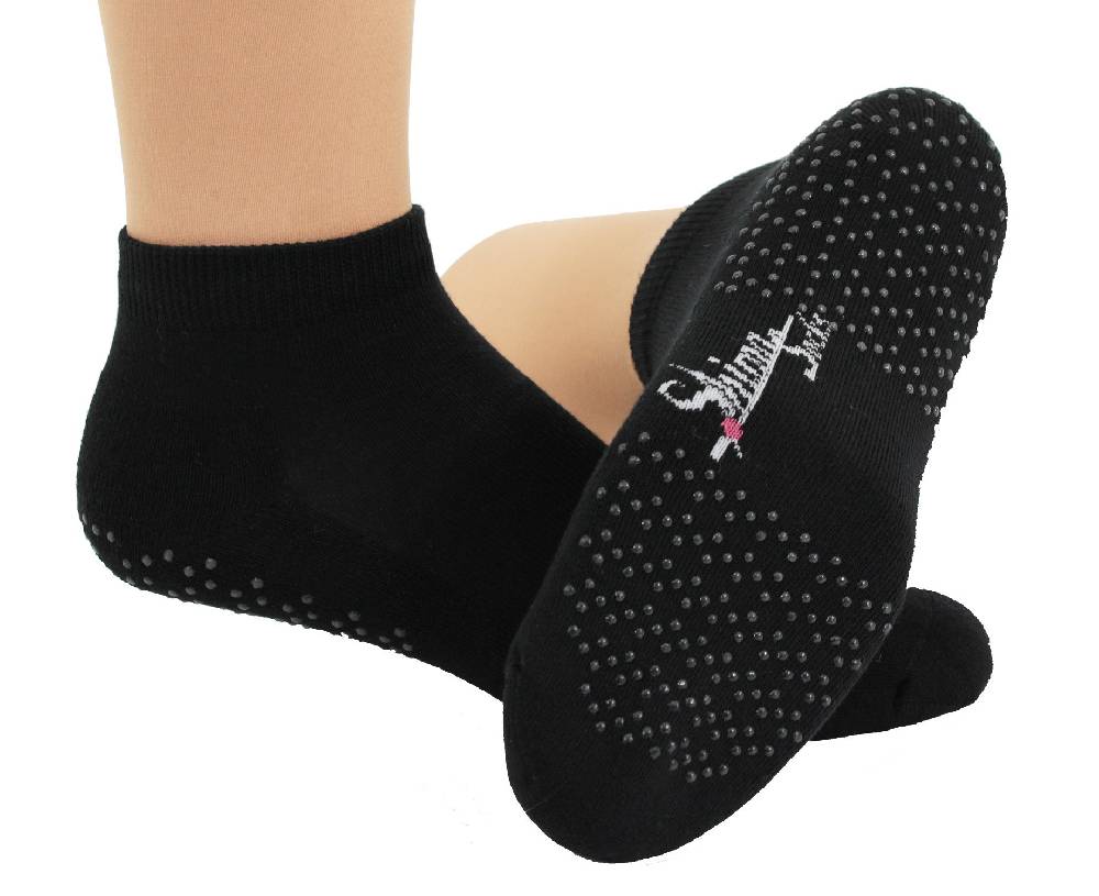 Shimasocks ABS Kurzschaftsocke Unisex schwarz - kleine ABS-Noppen