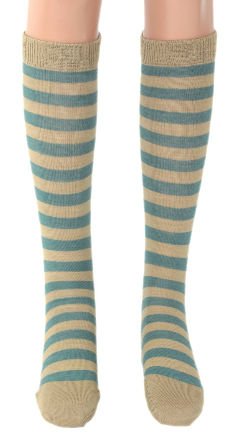 Shimasocks Baby Kinder Damen Kniestrümpfe geringelt Wolle