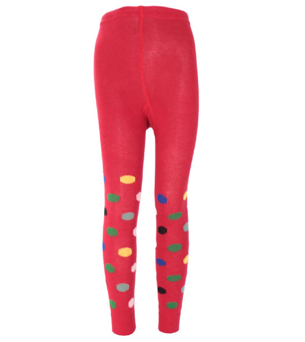 Shimasocks Baby / Kinder Leggings mit farbigen Punkten