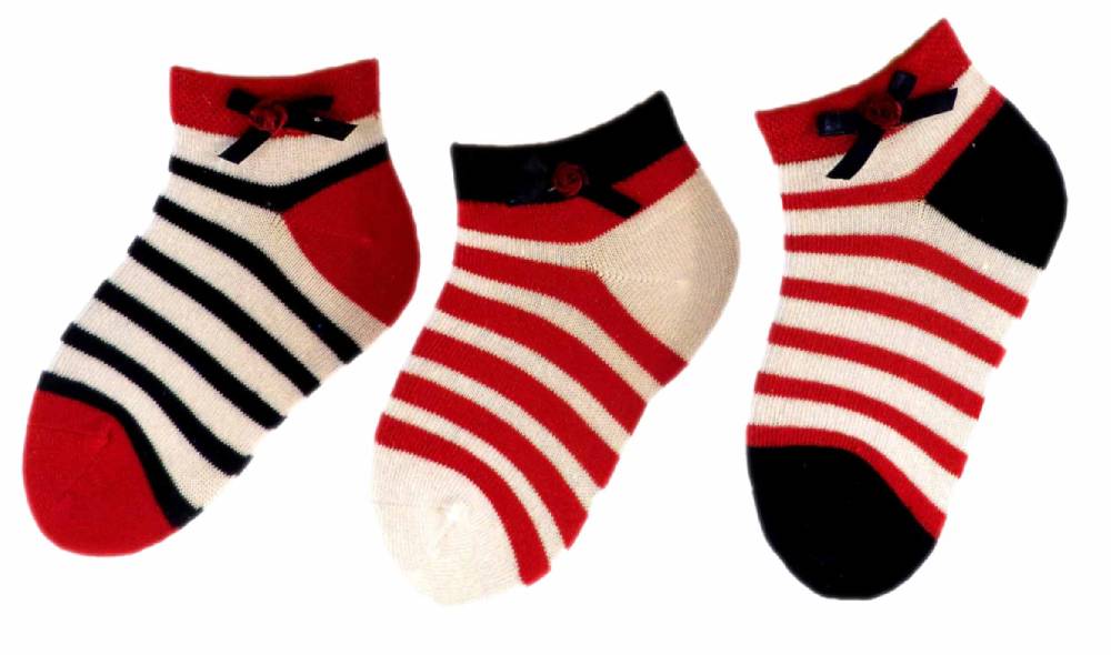 Shimasocks Baby Kinder Ringel sneaker 3er Pack Socken