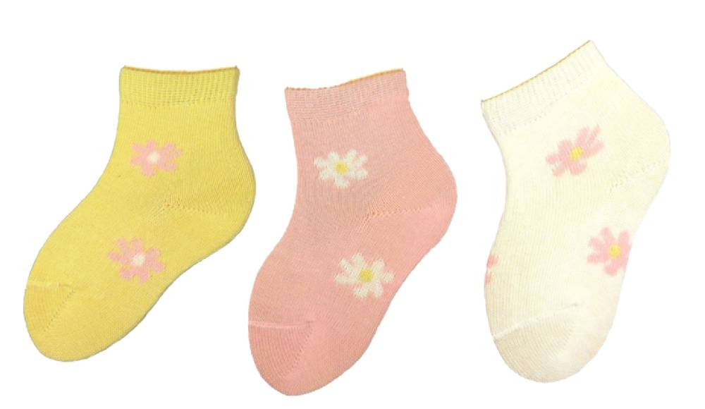 Shimasocks Baby Socken Margeritenblüte 98% Baumwolle 3er Pack Shimasocks Baby Socken Margeritenblüte 98% Baumwolle 3er Pack