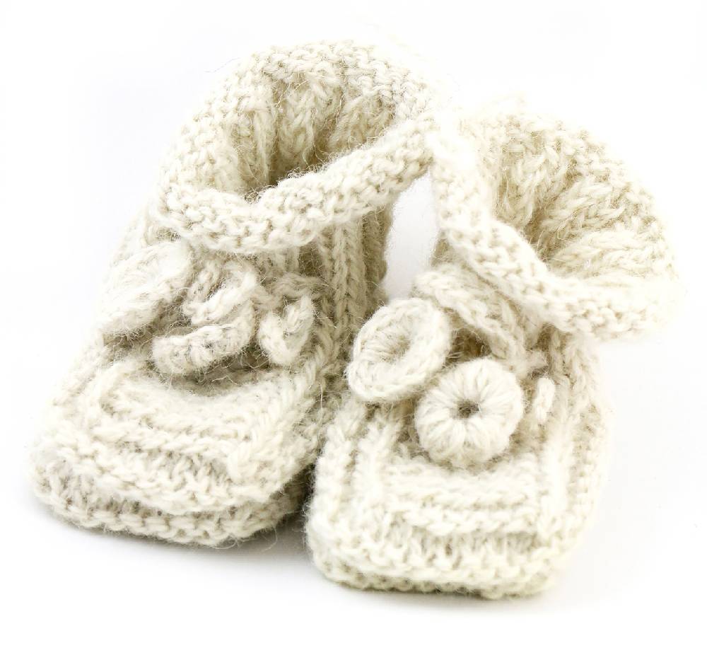 Shimasocks Baby Socken / Strümpfe aus 100% Alpaka Wolle - handgestrickt 100% Unikate
