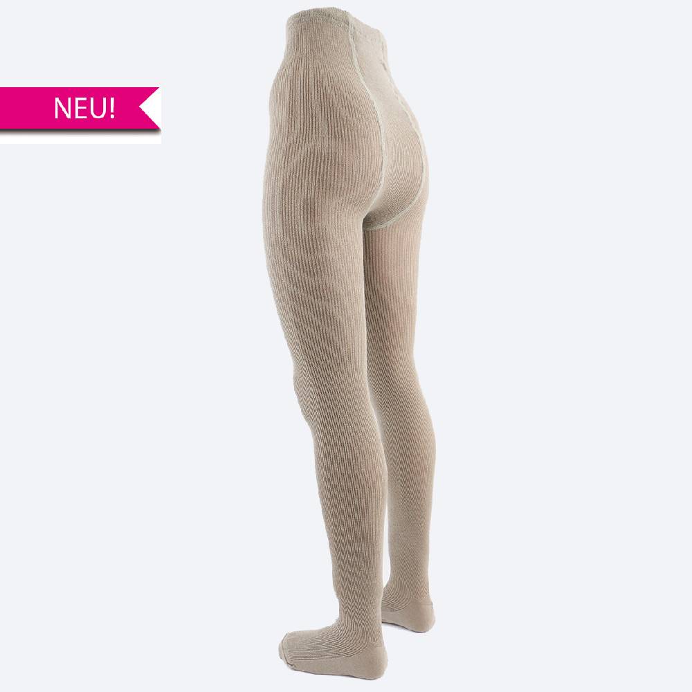 Shimasocks Bio-Strumpfhose 100% Natur Schurwolle taupe Kurzgrößen Öko Extrakurzgröße Taupe