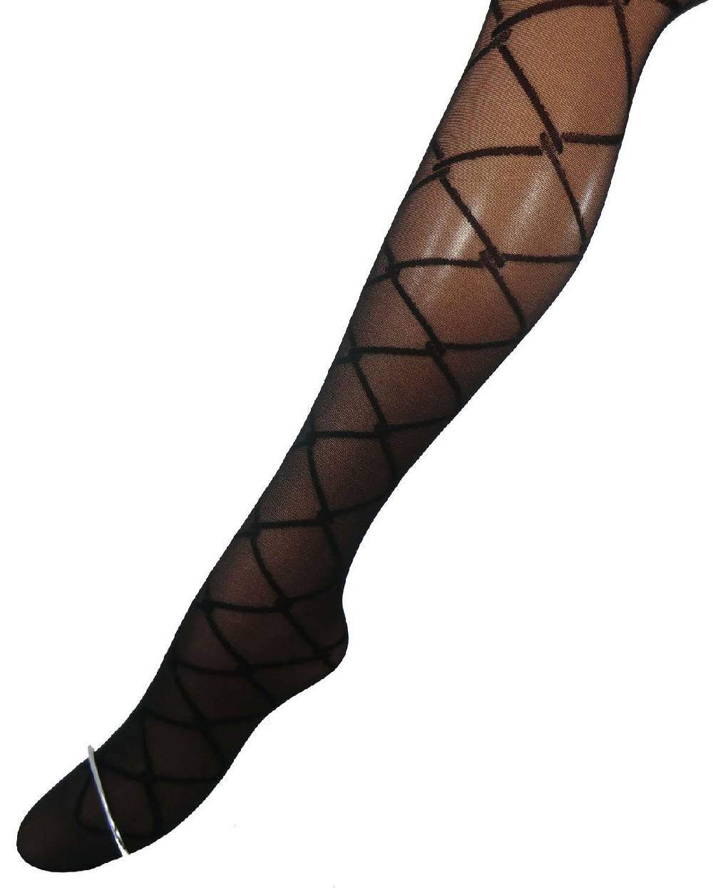 Shimasocks Damen Feinstrumpfhose gemustert 20 den schwarz elegant