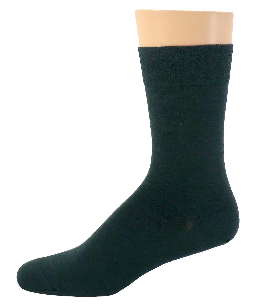 Shimasocks Damen Herren Business Socken Kurzschaft dunkelgrün unisex