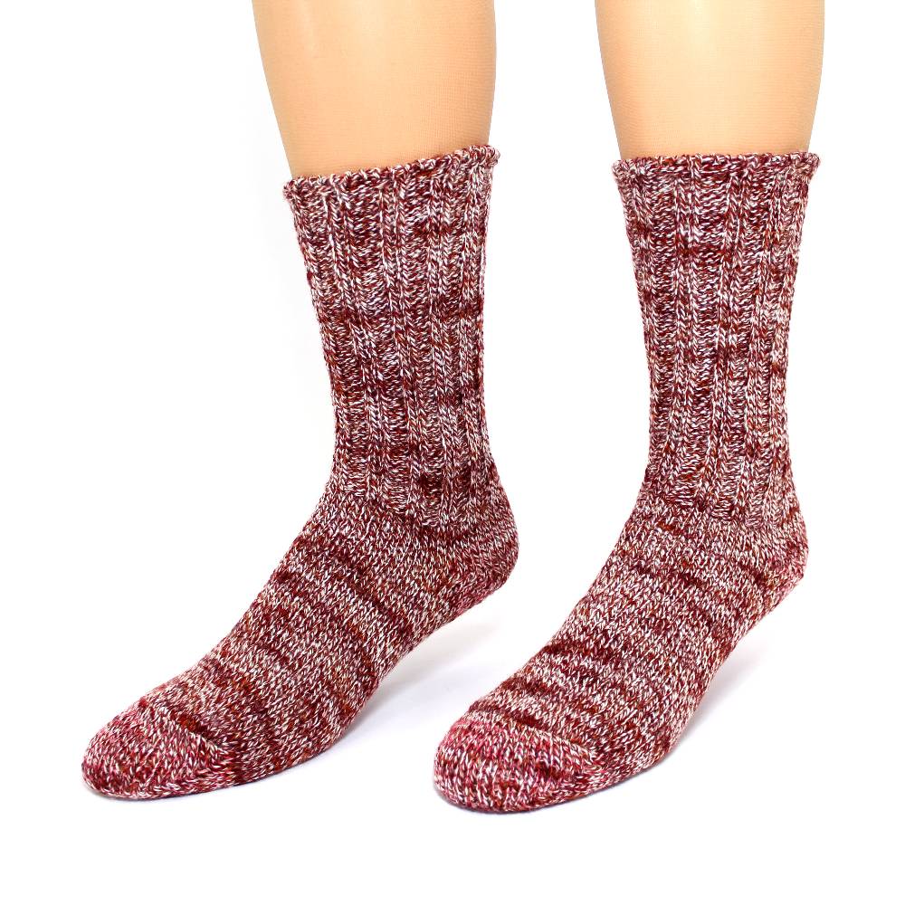 Shimasocks Damen Herren Wollsocken ohne einschneidenden Gummi 100% Wolle