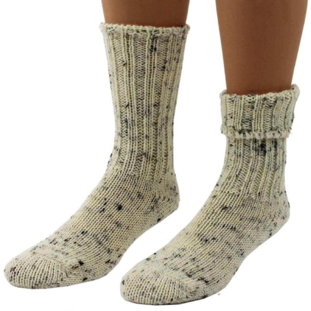 Shimasocks Damen Herren Wollsocken Schafwolle Tweed Gr.35/36 - 51/52