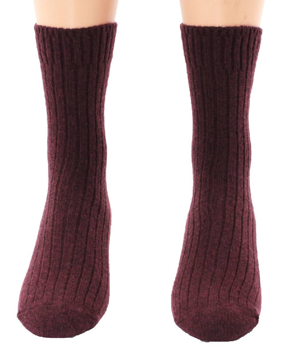 Shimasocks Damen Kaschmir Cashmere Socke schwarz grau weinrot beige Strümpfe