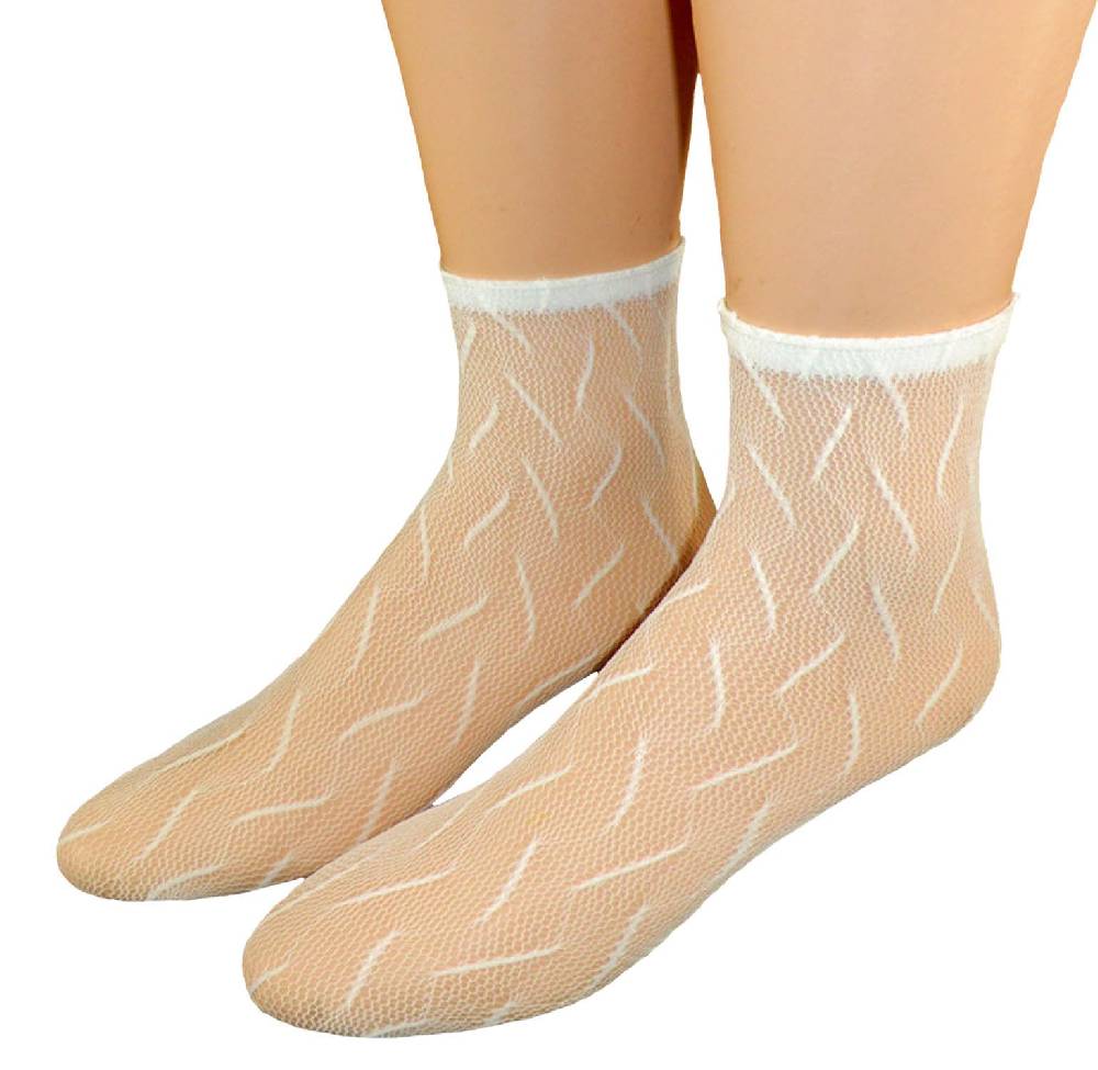 Shimasocks Damen Netzsöckchen, Raschelsöckchen mit Muster