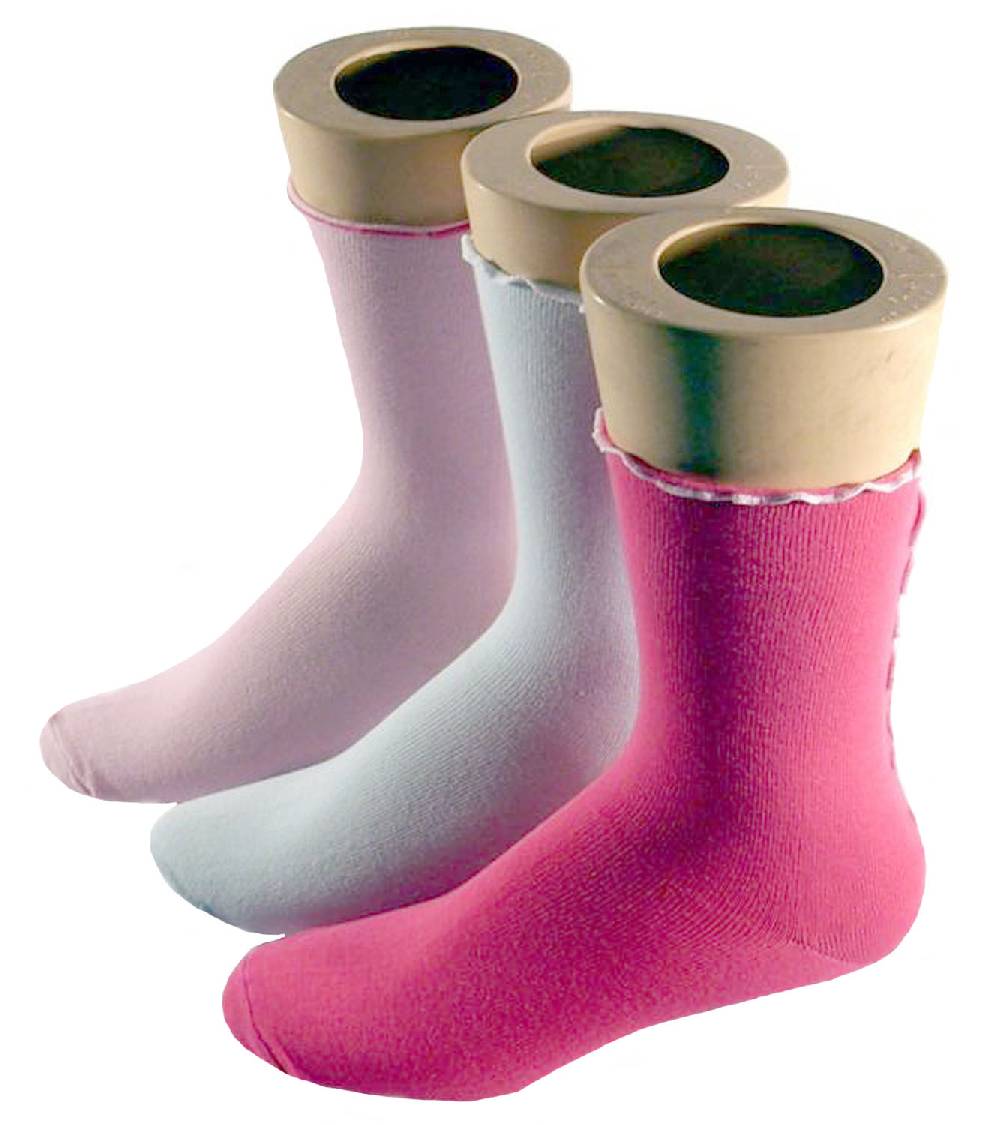 Shimasocks Damen Socken Kräuselnaht farbig 3er Pack