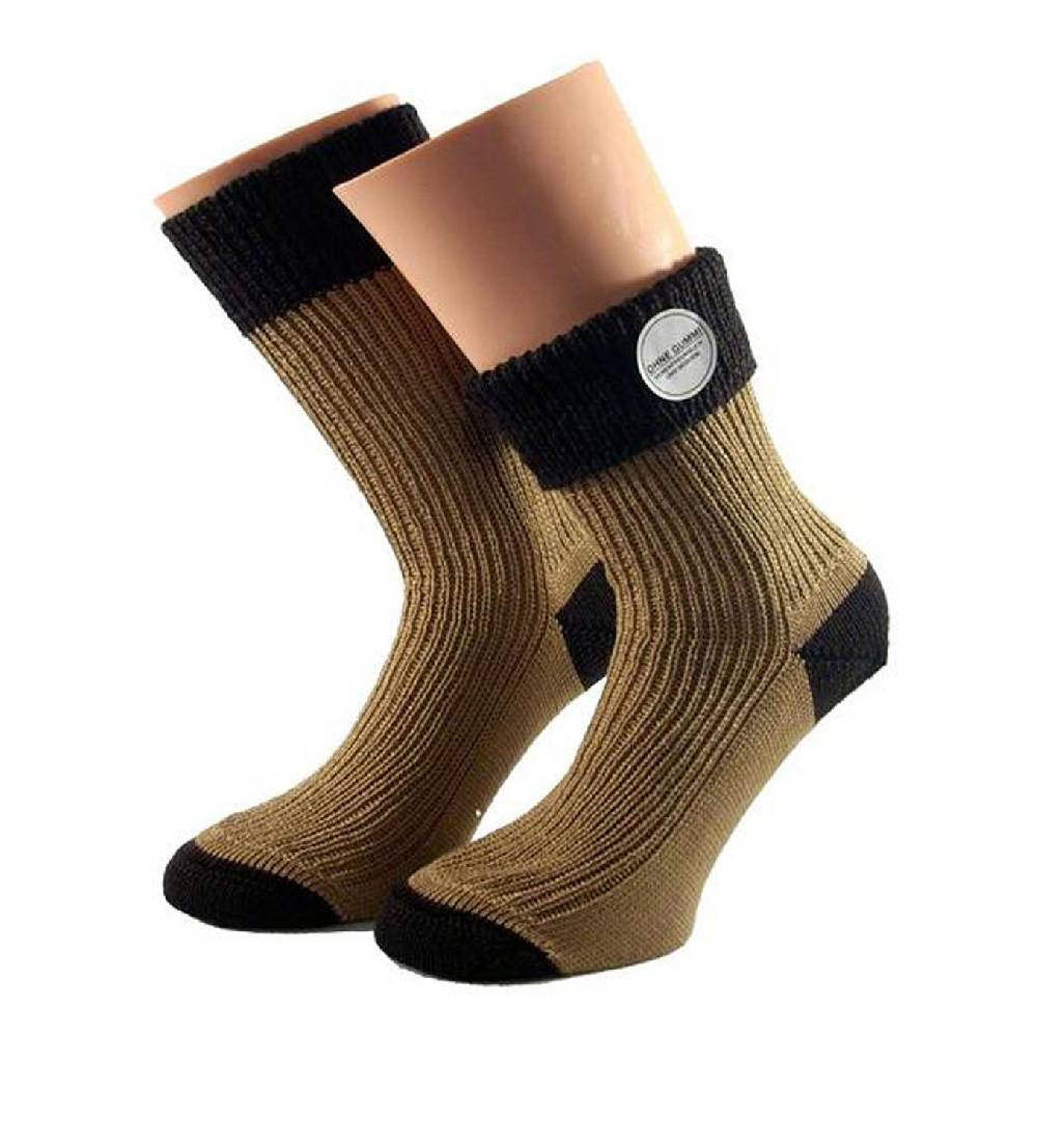 Shimasocks Damen Socken mit Schurwolle & Kaschmir ohne Gummi - auch Diabetiker geeignet