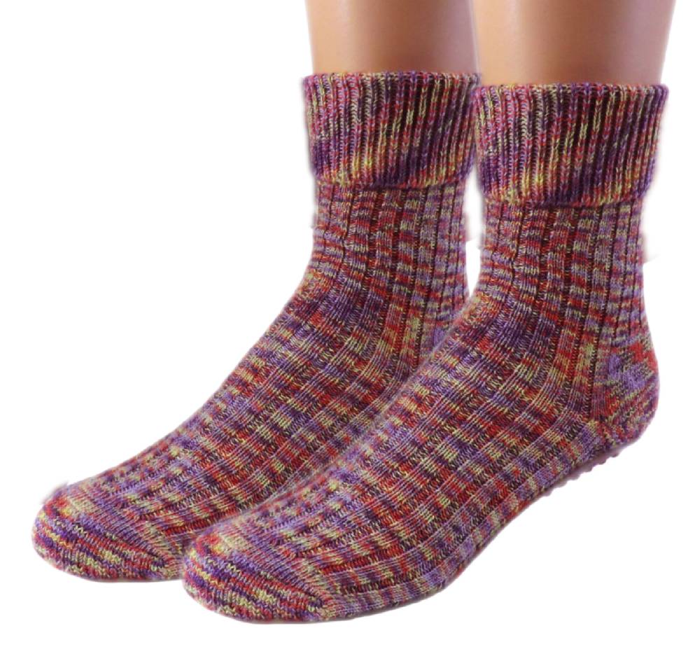 Shimasocks Damen Sockenschuh Socken Stoppersocken multicolor