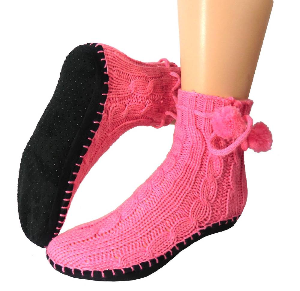 Shimasocks Damen Sockenschuhe Homesocks mit ABS Noppen