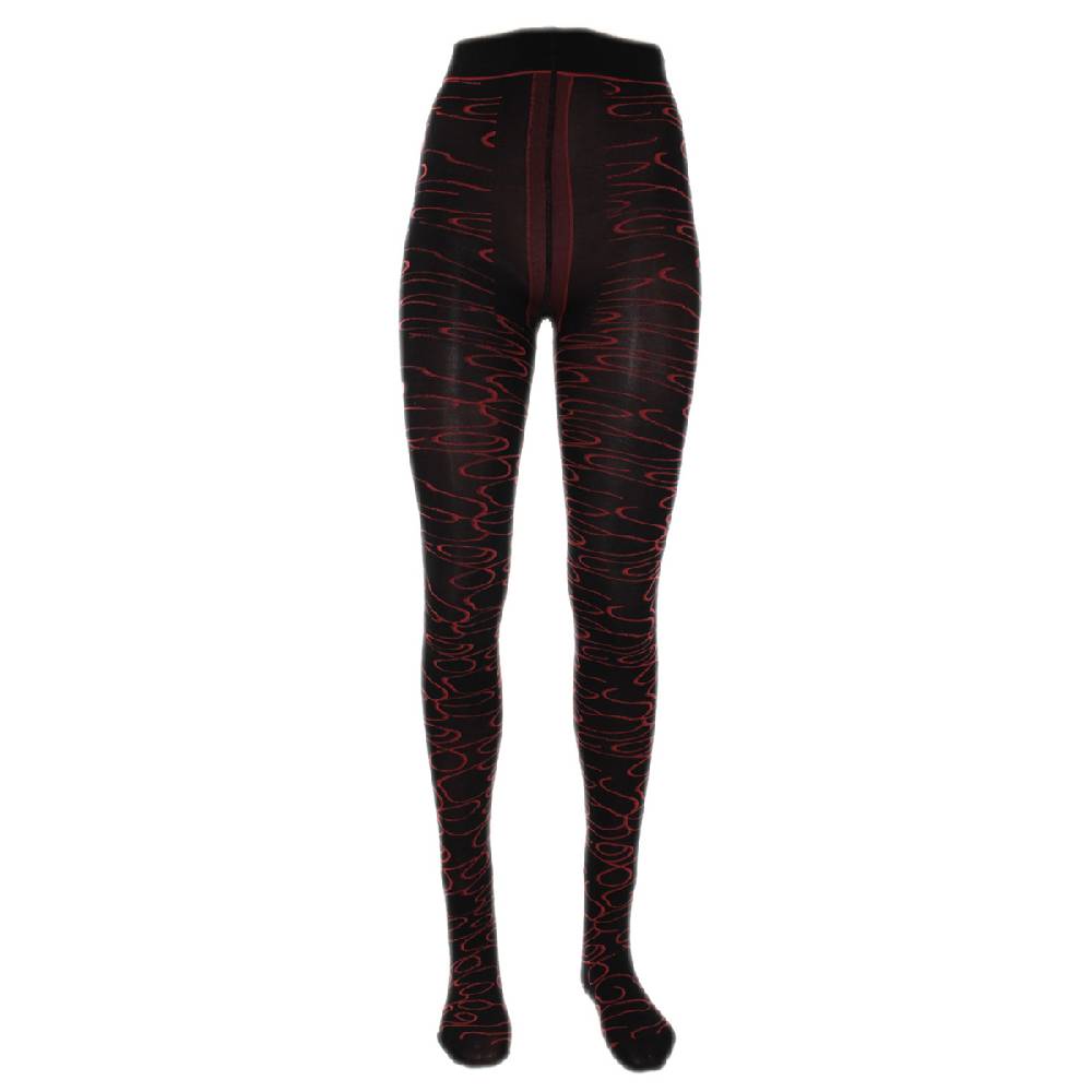 Shimasocks Damen Strumpfhose mit Muster 40 DEN mit interessanten aussergewöhnlichen Fantasiemuster