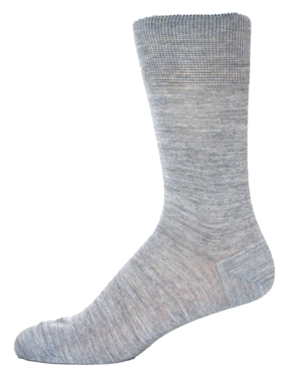 Shimasocks Edle Damen & Herren Socken aus Merinowolle - Strümpfe aus Wolle - graumeliert