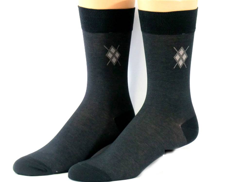 Shimasocks Herren Business Socken mit dezentem Überkaro